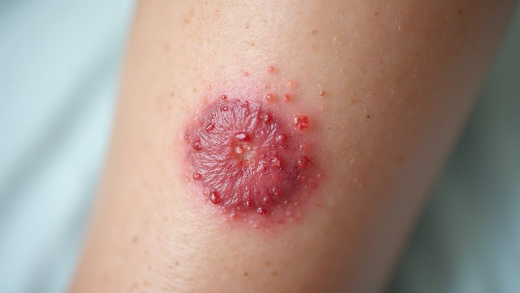 lokalne potwierdzenie biopsji skóry