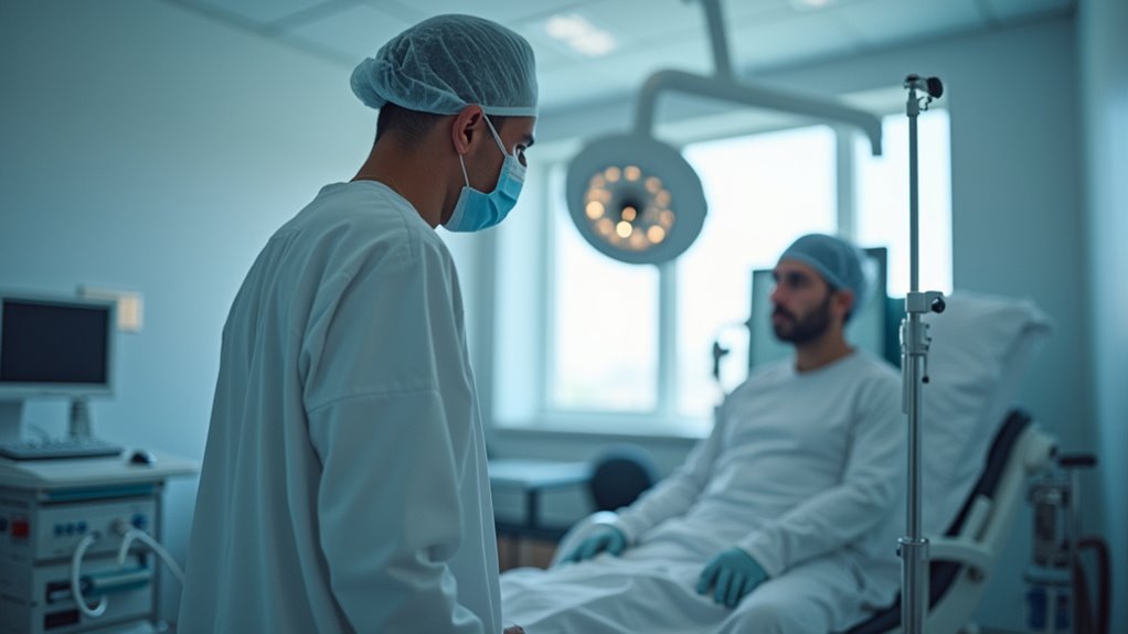 orchidektomia, po której zastosowano intensywną chemioterapię