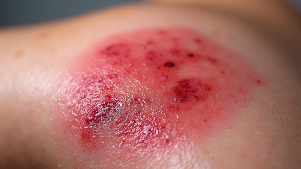 Erytroplazja Queyrata Złotoryja czerwony, welwetyjny bowenoid in situ penisa