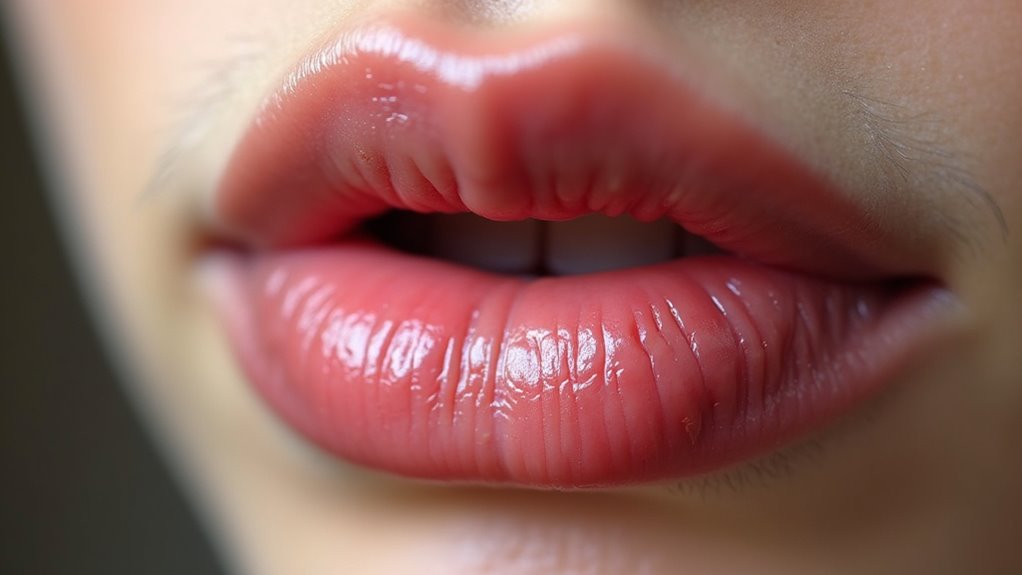 Erythroplasty Queyrat Dolna warga/Granica dolnej wargi granica dolnej wargi